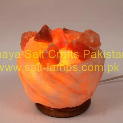 Himalayan Fancy Salt Fire Bowl Lamps / Himalayan Fancy Crystal Salt Lamps Pakistan