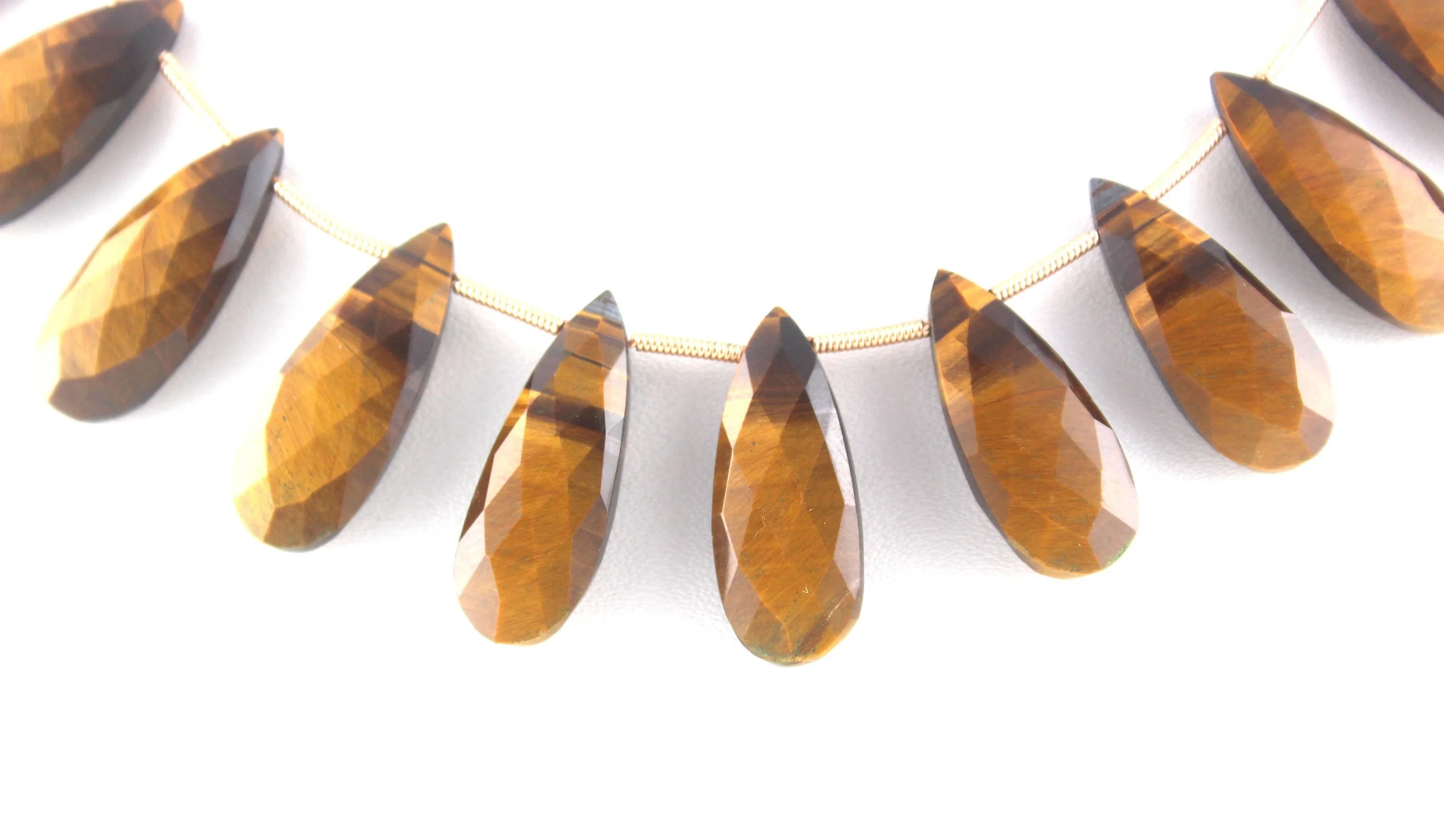 Awesome Quality 1 Strand Natural Brown Tiger Eye Gemstone Beads Crystal Star Shape Briolette for Jewelry Making