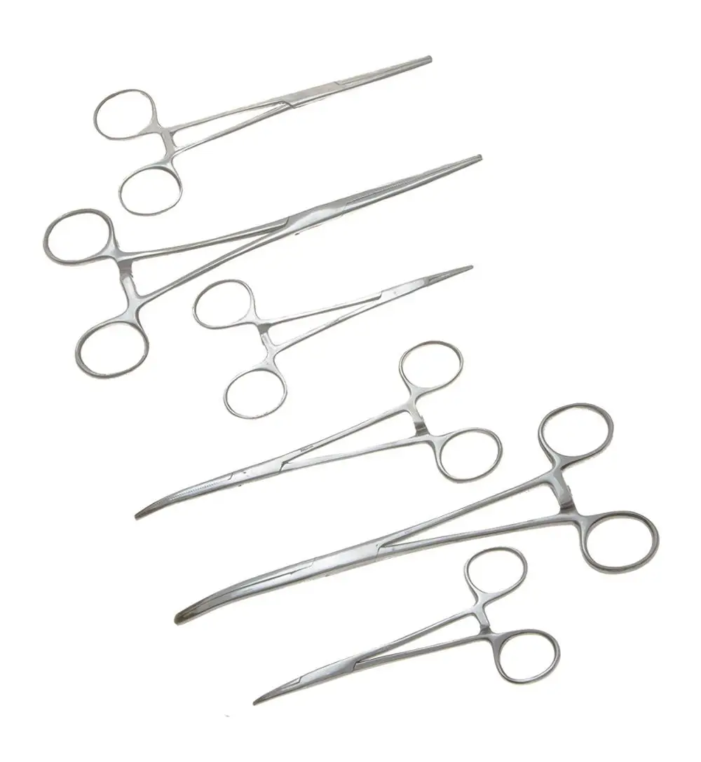 Surgical Forceps Set Mosquito Kelly Crile Peon Forceps Clamps Set Stainless Steel Surgical Instruments