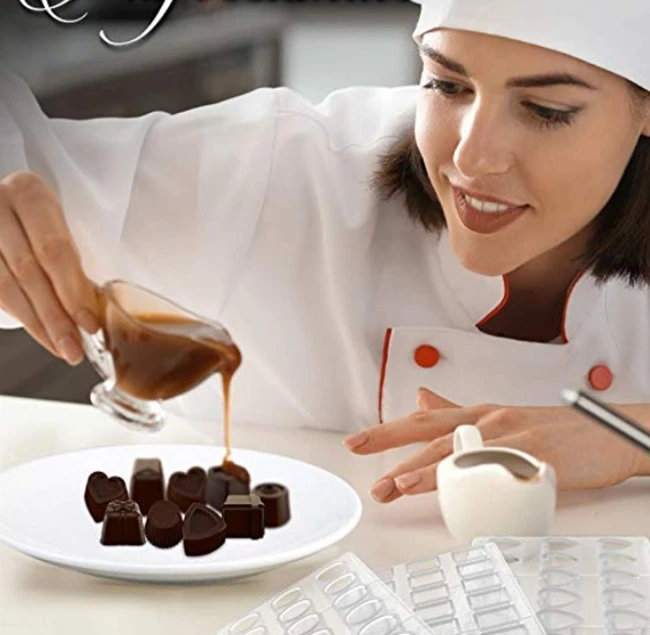 DIY Custom 3D Chocolate Molds Plastic Polycarbonate Mold For Chocolate