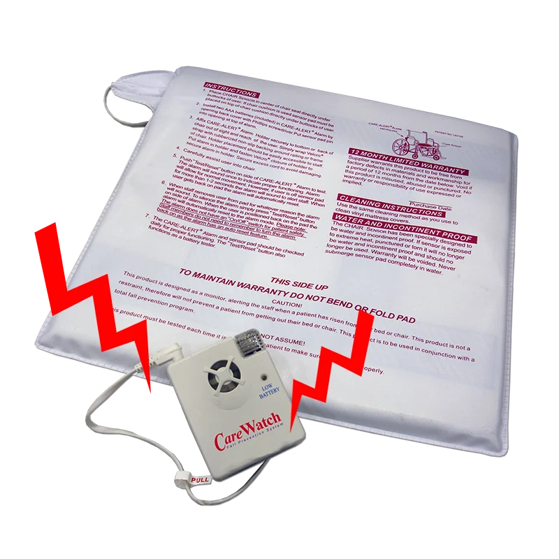 Ward Nursing Wheelchair with Alert Weight Sensor Pad for Chair