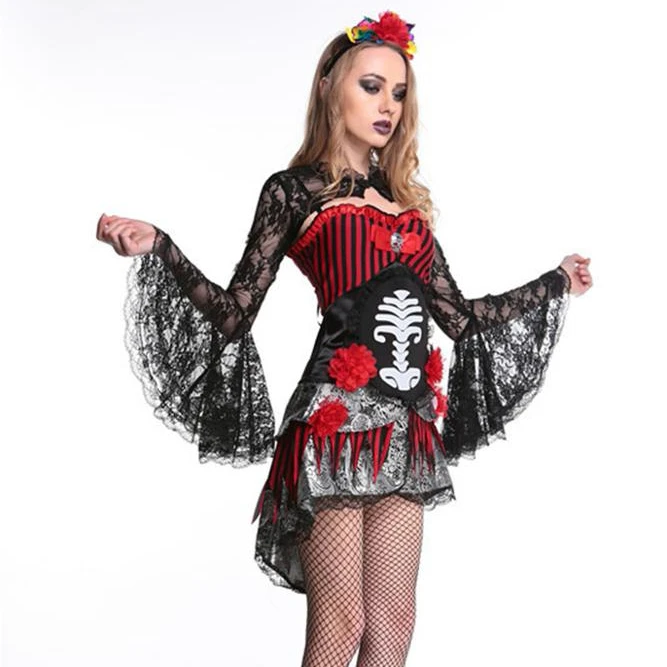 Home Brand Halloween witch style party costumes for carnival cosplay