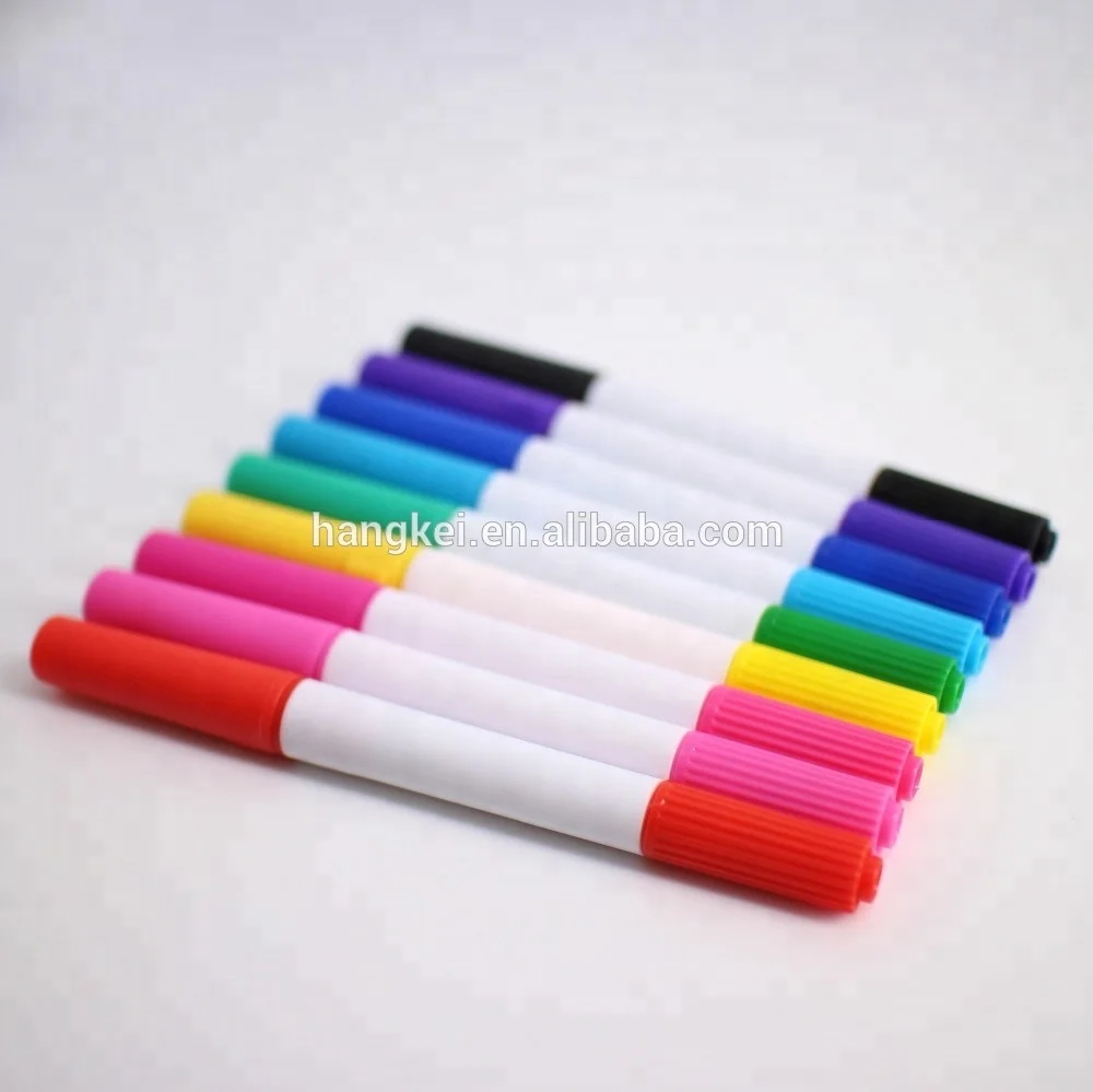 Dual Tip Art Markers for School Children Colored Permanent Ink on Paper Color Marker Pens