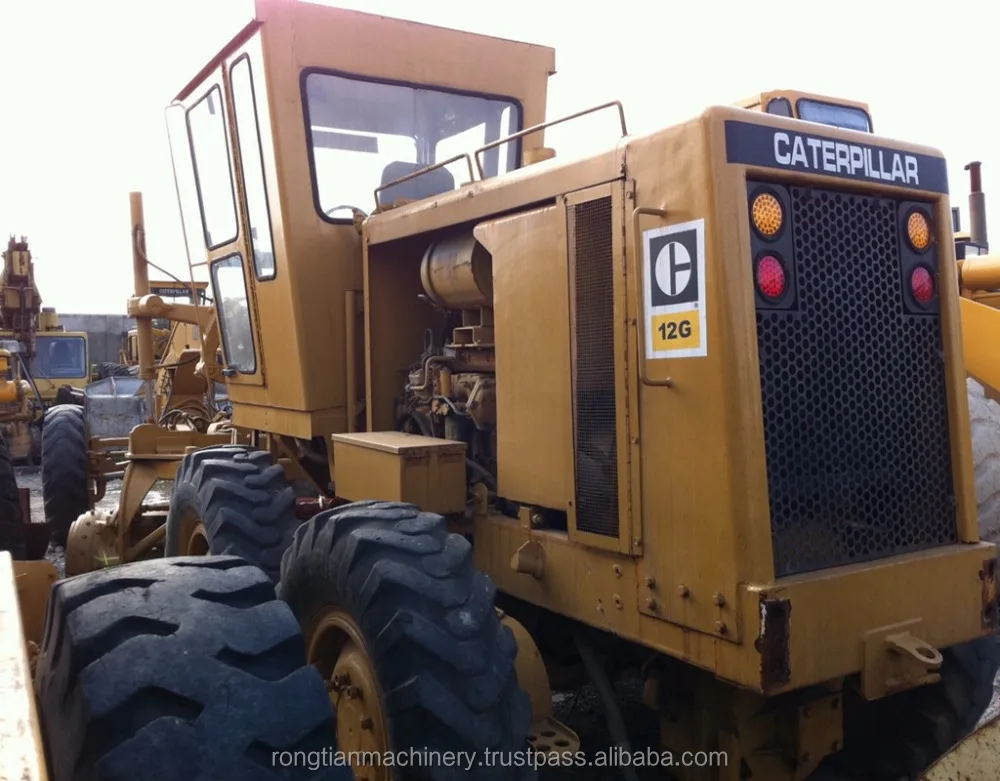 Strong Power Equipment 12G CAT Model for heavy work / Working Condition Motor Grader for sale