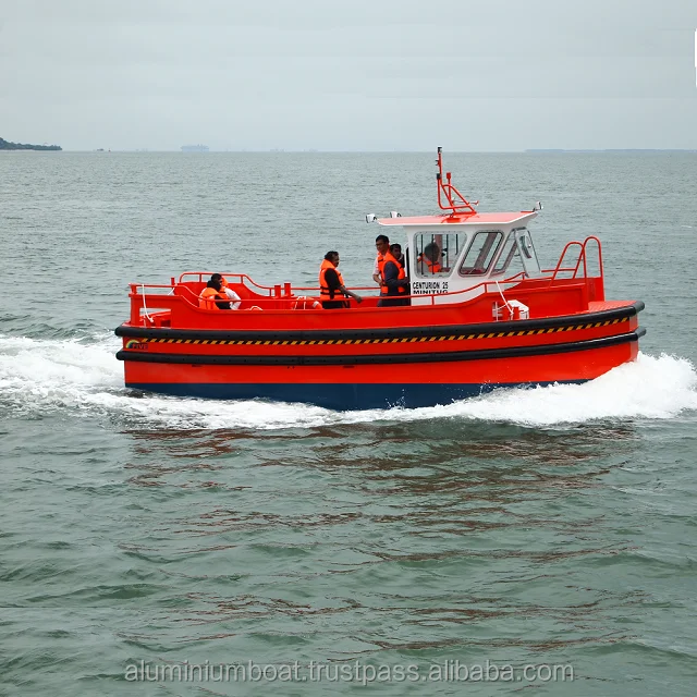 
Quality Solid Steel Small Pilot Tug Work Boat With A Sturdy Static Bollard Pull For Sale 
