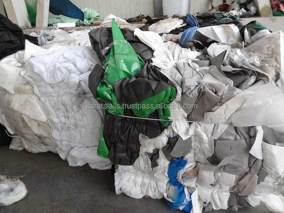 
PP NON WOVEN FIBER - CLIPS MIX COLORS BALES SCRAP /WASTE. 