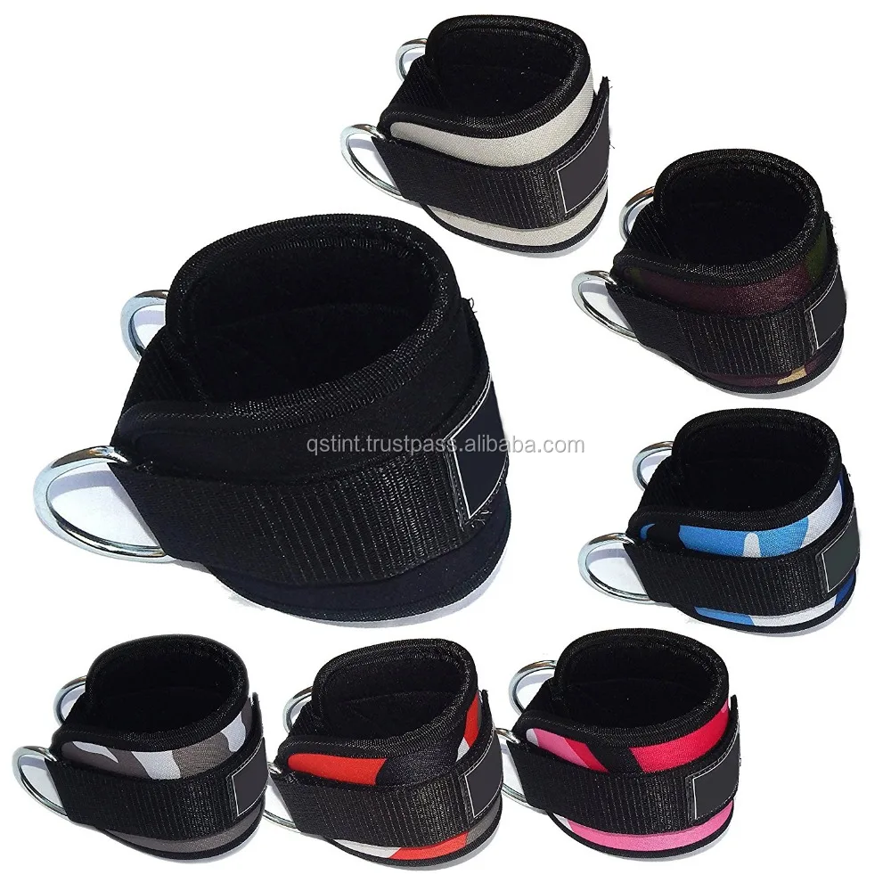 Gym Weight lifting ankle straps Adjustable Ankle Pulling Straps for men and women