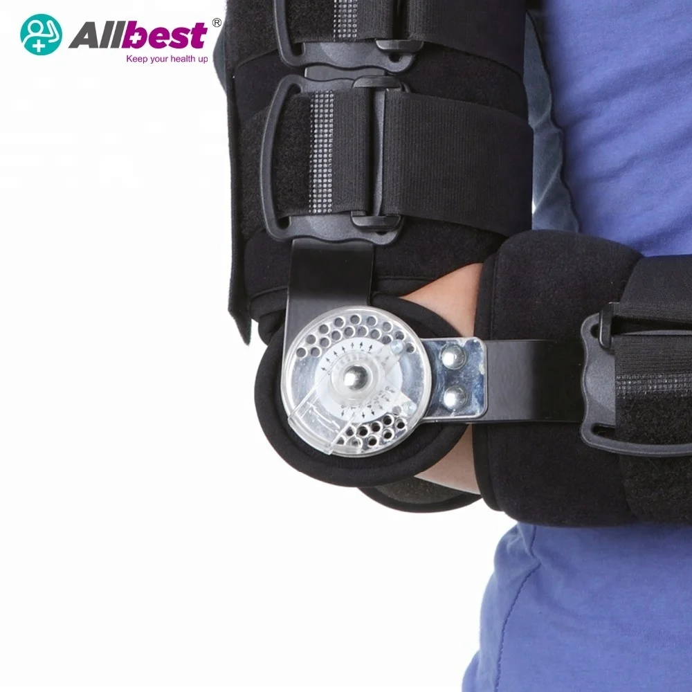 Orthotics Elbow Immobilizer with Telescopic ROM hinged brace for Arm Forarm Broken