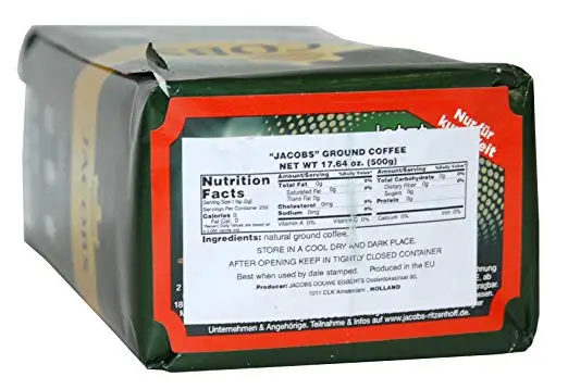 Оригинальное качество кофе JACOBS KRONUNG 250 г по оптовым ценам