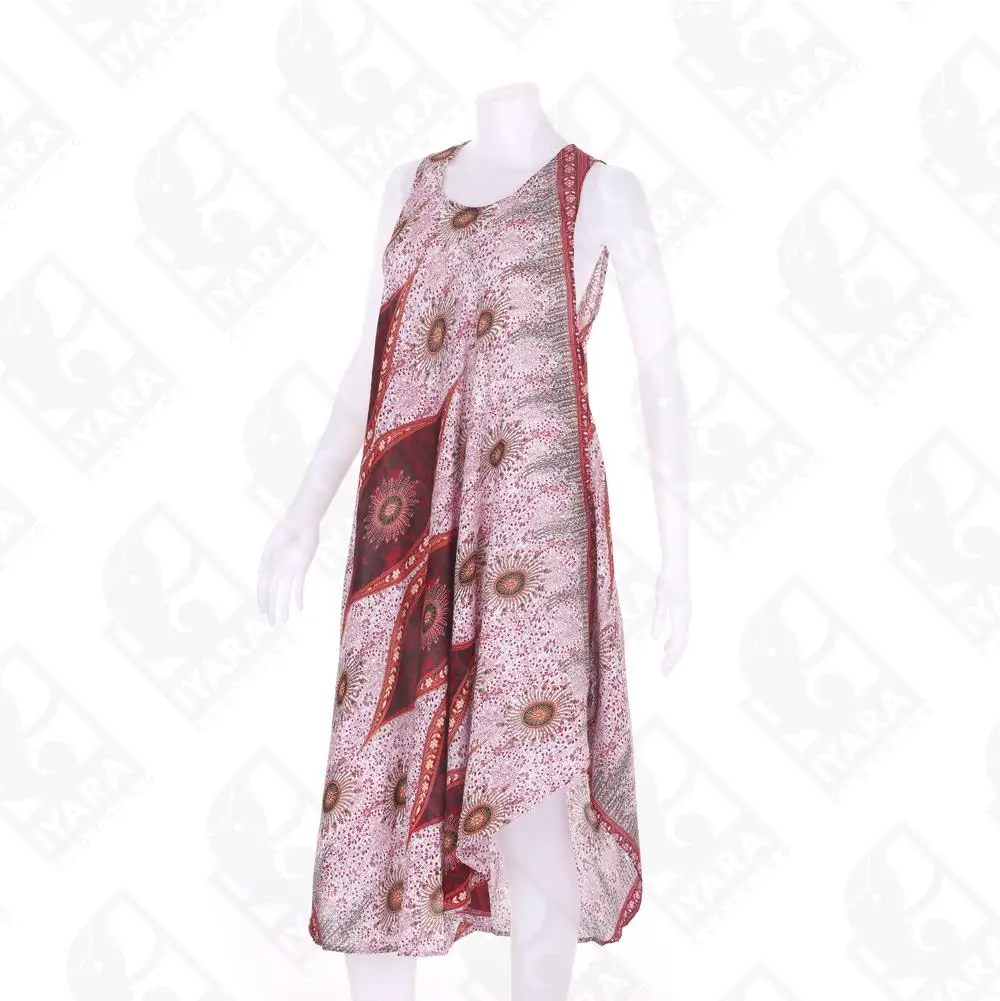 Umbrella design Long Sleeveless Beach Dress