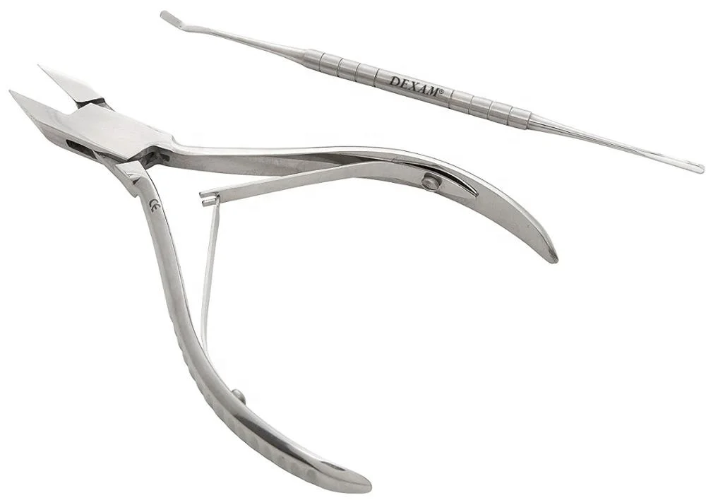 
DEXAM - ingrown toenail clipper with nail lifter nail nippers cutter nail care set private label podiatry instruments 