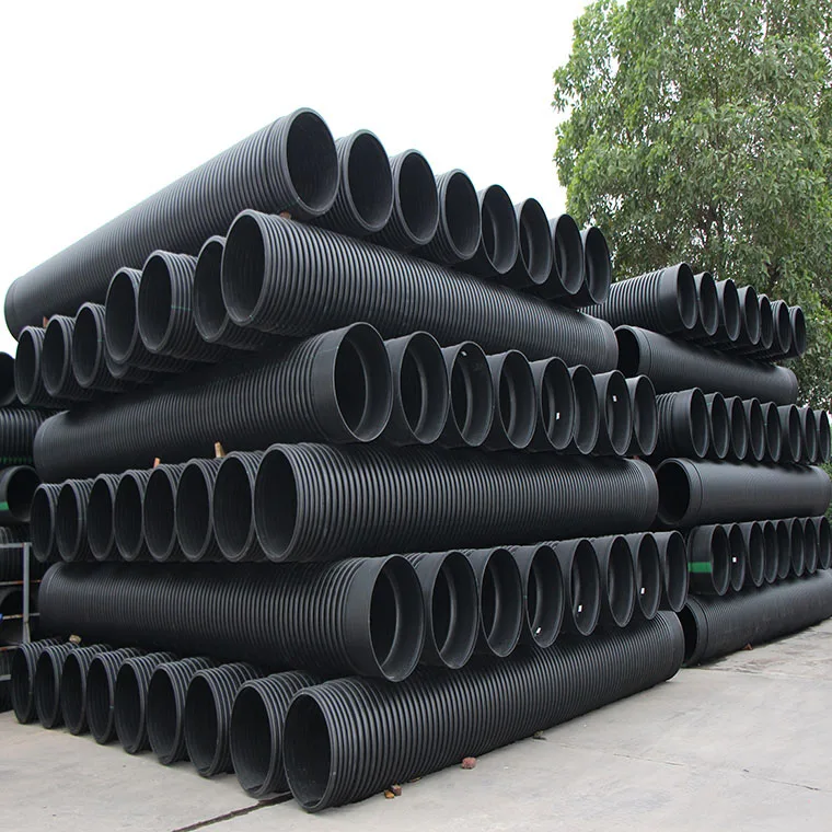 HOA HA Supplier Vietnam HDPE Double Wall Corrugated Pipe For Construction Industry