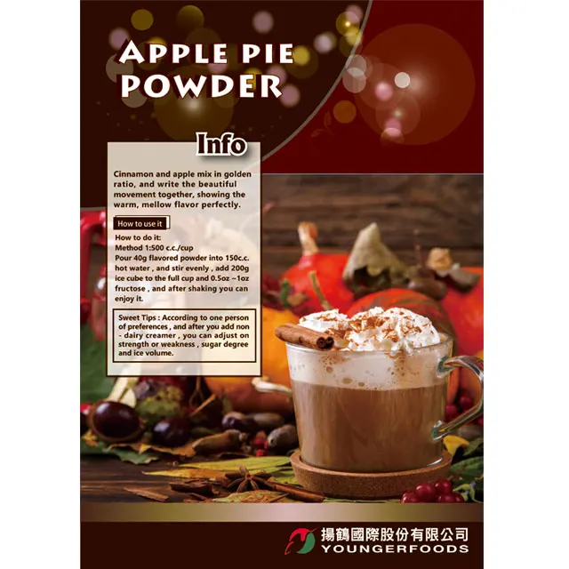 Горячая Распродажа пузырьковый чай яблоко Корица