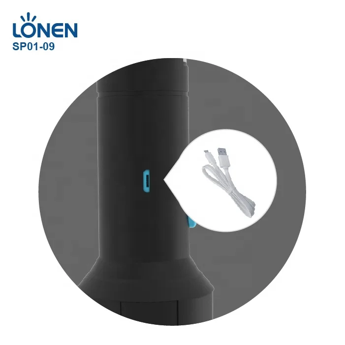 LONEN li-ion battery rechargeable solar torch