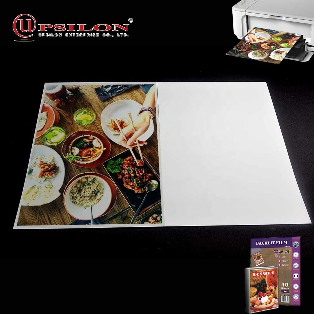 AD Perfect Digital A4 Size Inkjet Lightbox Backlit Film