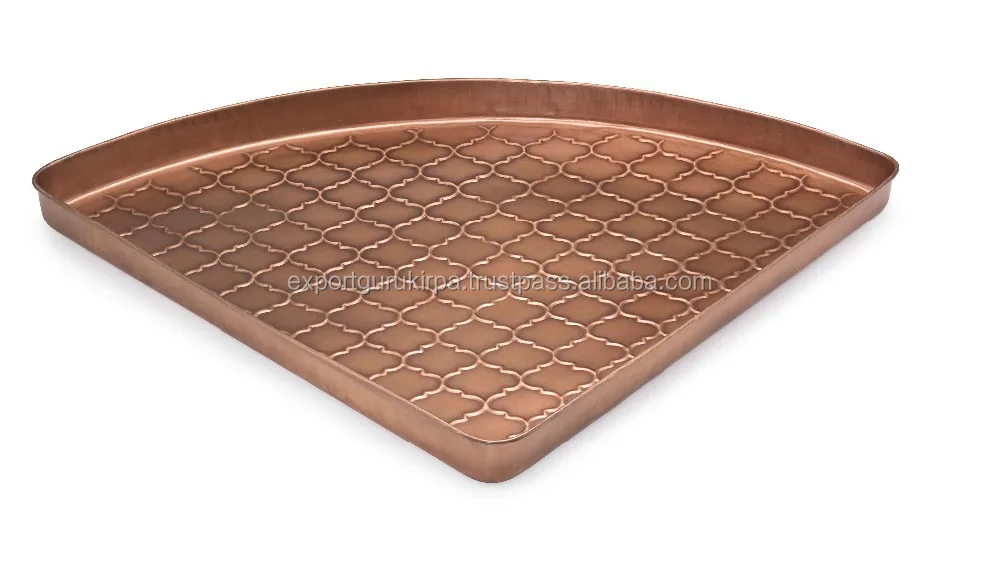 Designer Metal Home Boot Tray with Antique Finish Boot Tray wholesale