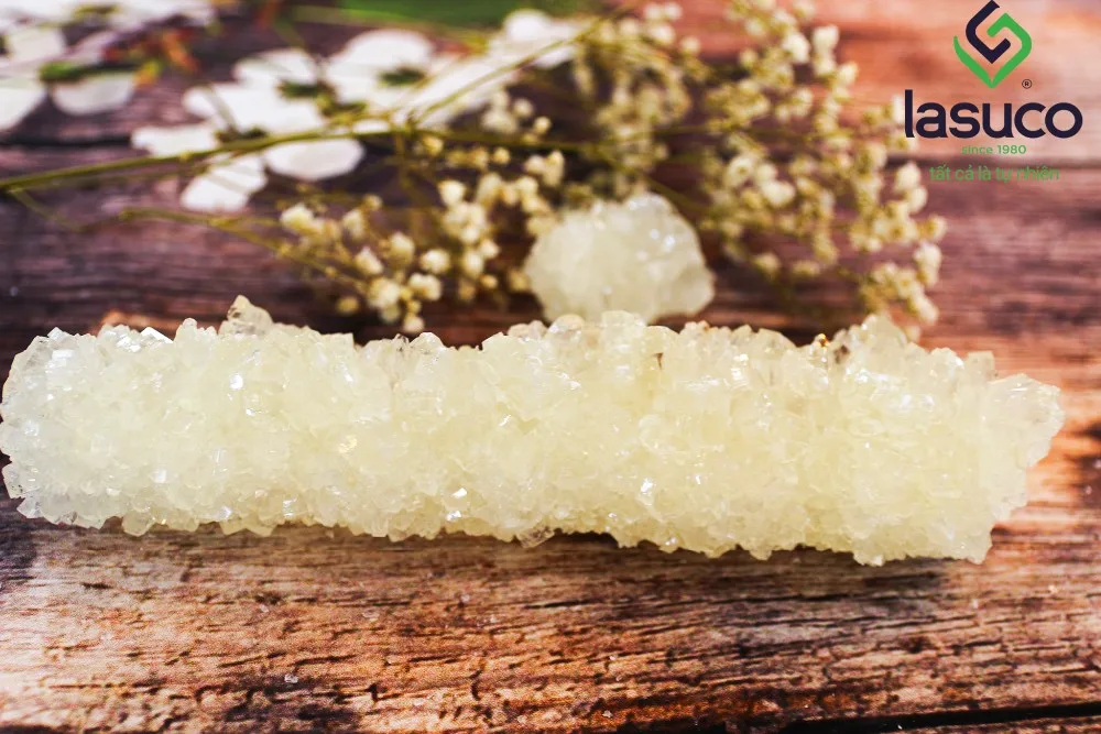 Sugarcane rock stick candy for sale (Lasuco) Rock sugar Lump sugar with OEM package Vietnam highend product