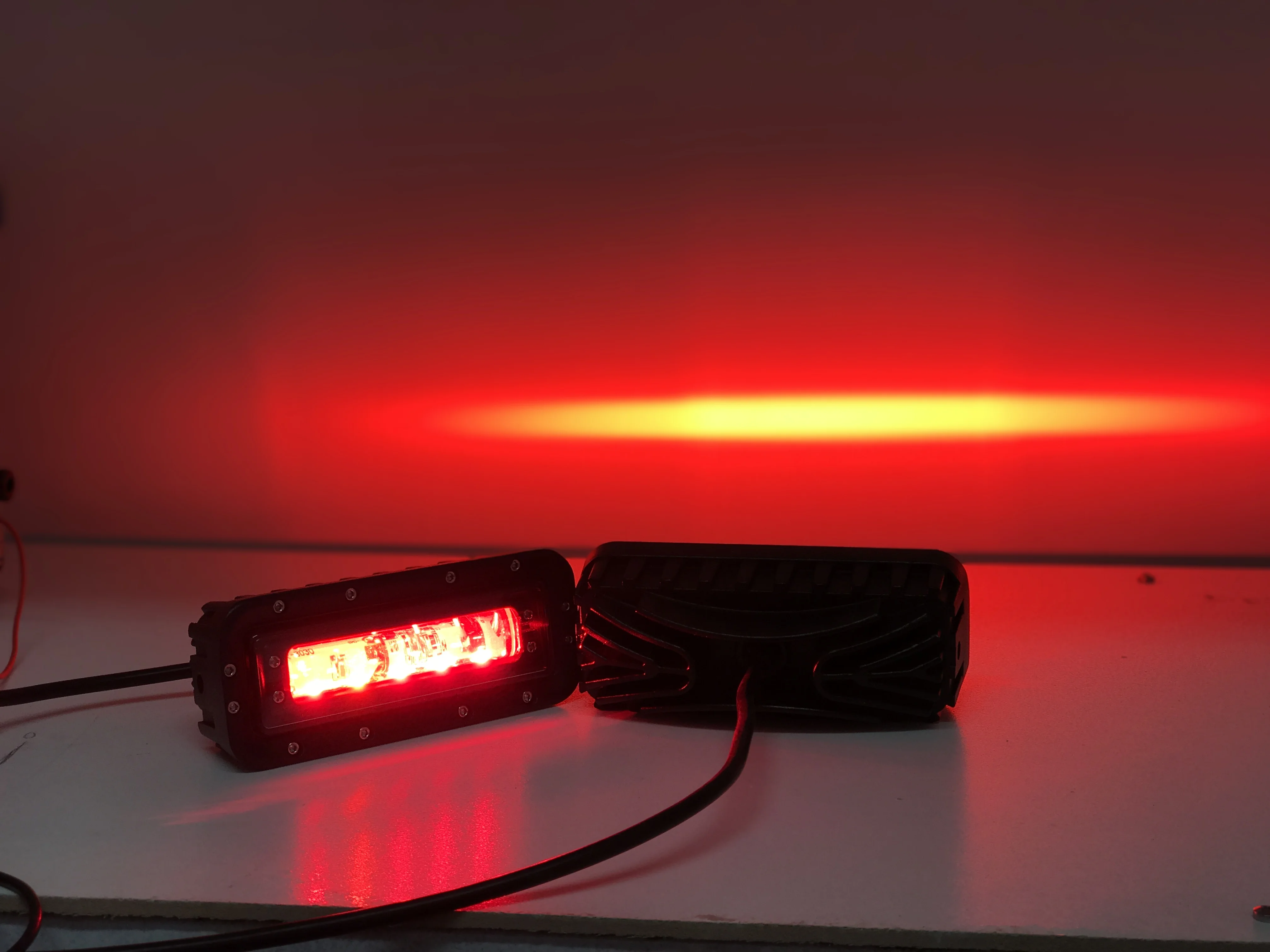 
18W Red Line Forklift Safety Warning Lights, Forklift Safety Lights Redline Safety Light 