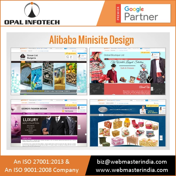 
Alibaba Homepage Design and Development Business in India 