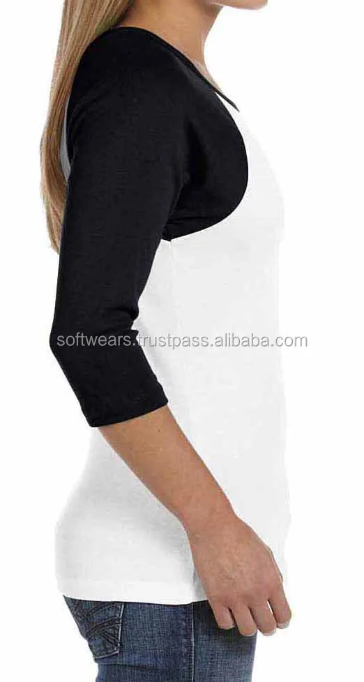 
3/4 Sleeves Baseball Shirts / Custom Raglan sleeve T-Shirts 