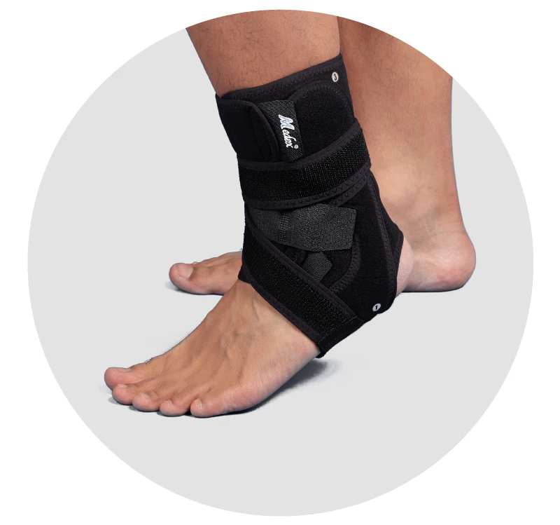 Uchee Neoprene Compression Washable Elastic Ankle Brace Stabilizer for Injury Recovery