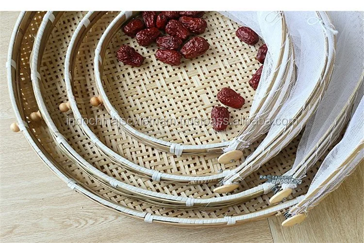 Bamboo fruit basket, fruit basket for wholesale, natural bamboo basket