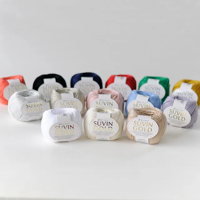 
Japanese Elegant Shine Colorful Soft Cotton Yarn With Good Price 