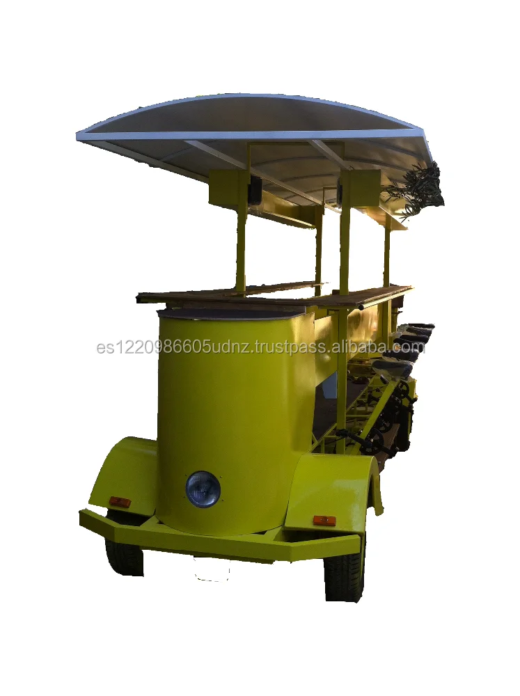 
BEER BIKE YELLOW Chasis 3.0 SPAIN original model CE Europe / Electric Beerbike,partybike,pub bike 
