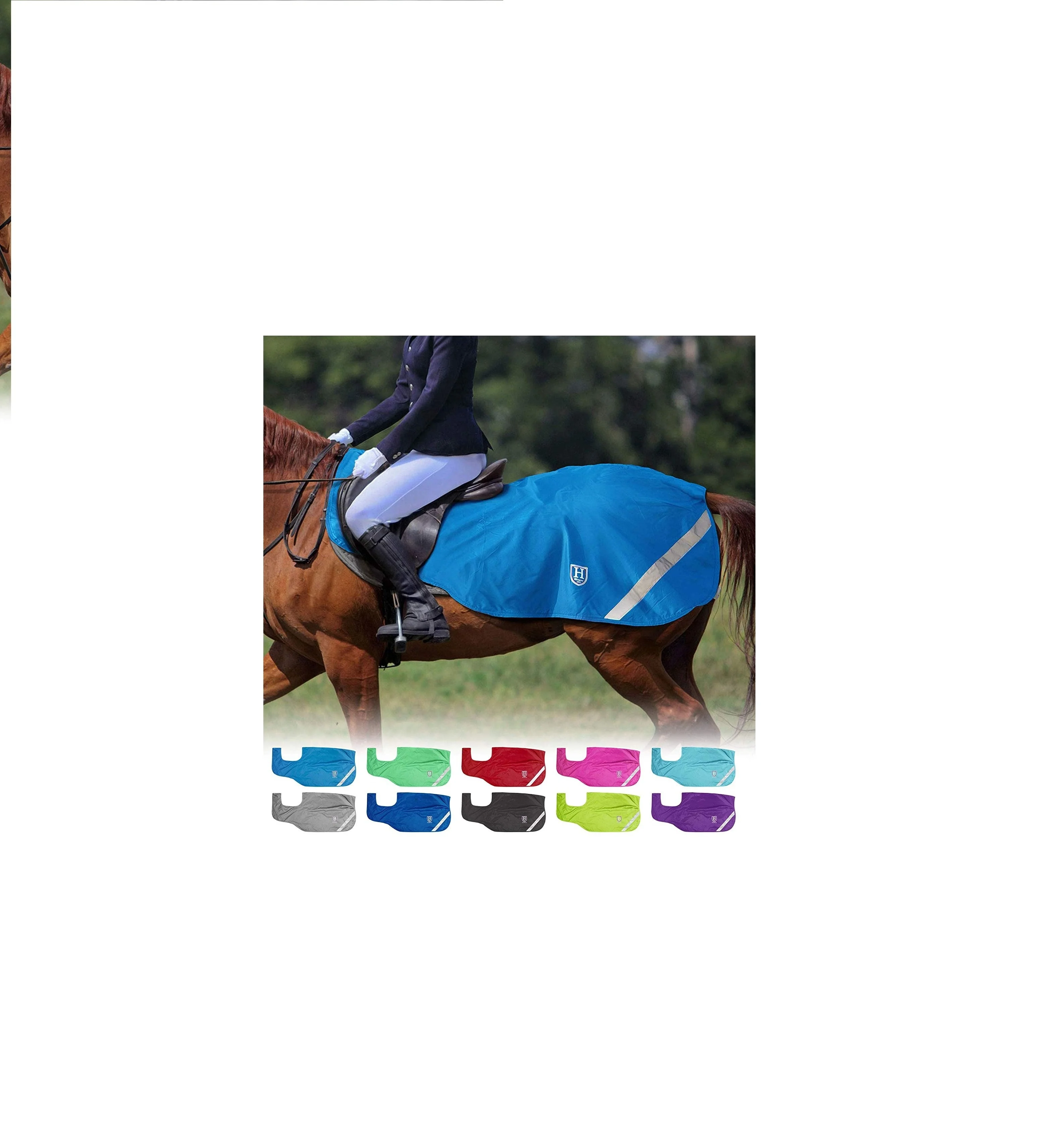 BEST ON HORSE  RIDING ON WATERPROOF LIGHTWEIGHT COVER EXERCISE RUG ALL SIZES