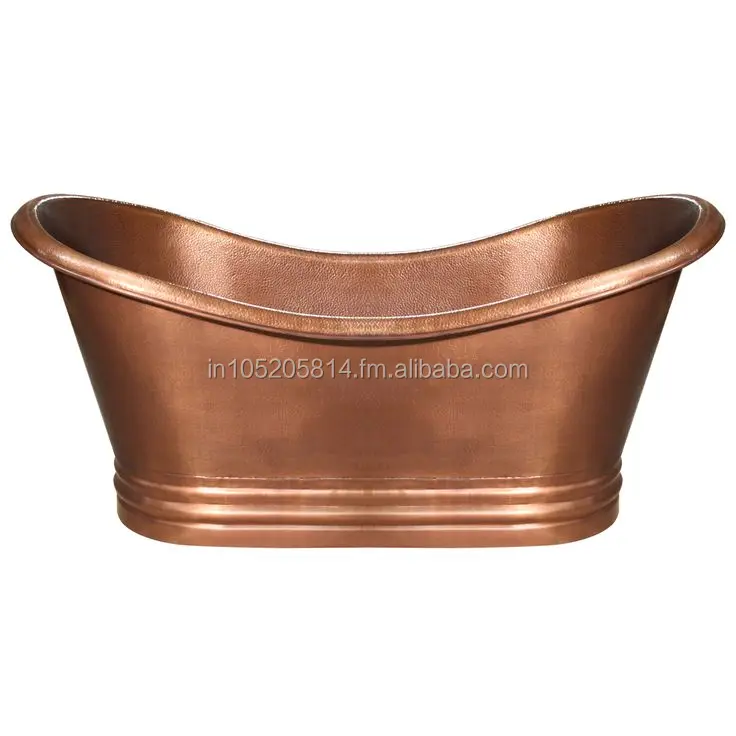 Ручная работа чистая твердая медь отдельно стоящая Ванна для ног 5 античная