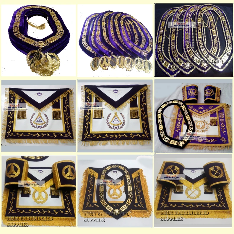 Ошейник на цепочке для большой домики Masonic Regalia