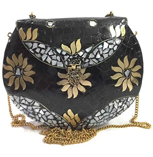 Resin clutch bag for ladies clutch evening bags wholesale luxury evening bags for women wedding parties by LUXURY CRAFTS