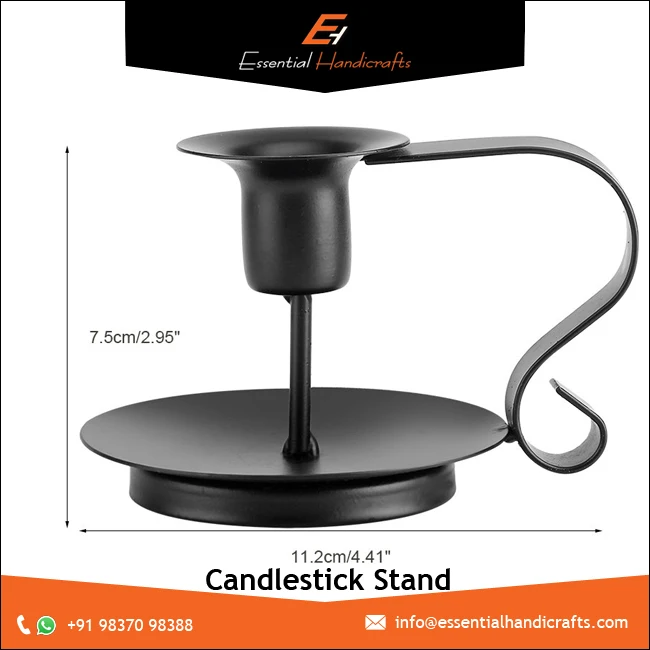 Popular Design Strong and Easily Handmade Pillar Candle Stick Stand Metal Candle Holders Lanterns & Candle Jars