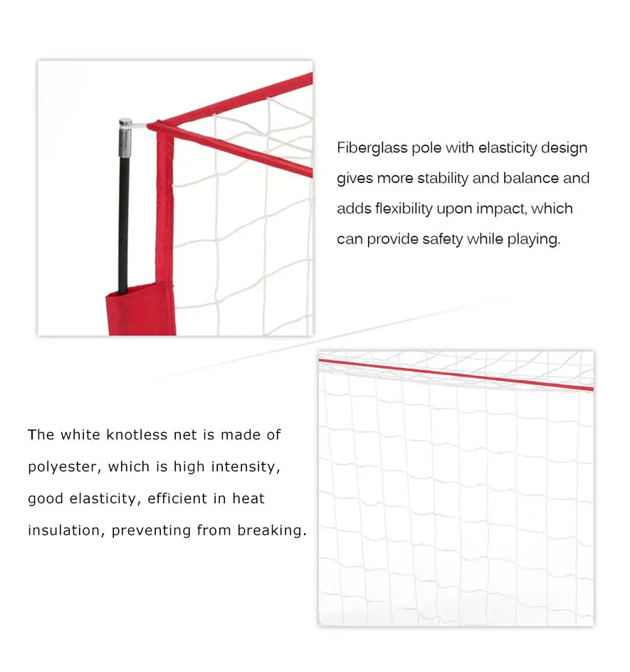 Quick Set Up Portable Square Design Soccer Training sports netting