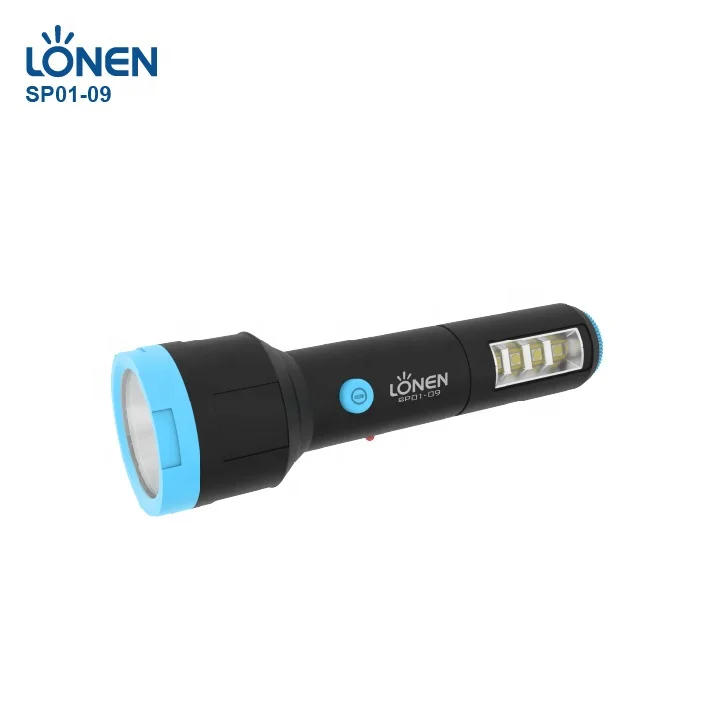 LONEN li-ion battery rechargeable solar torch