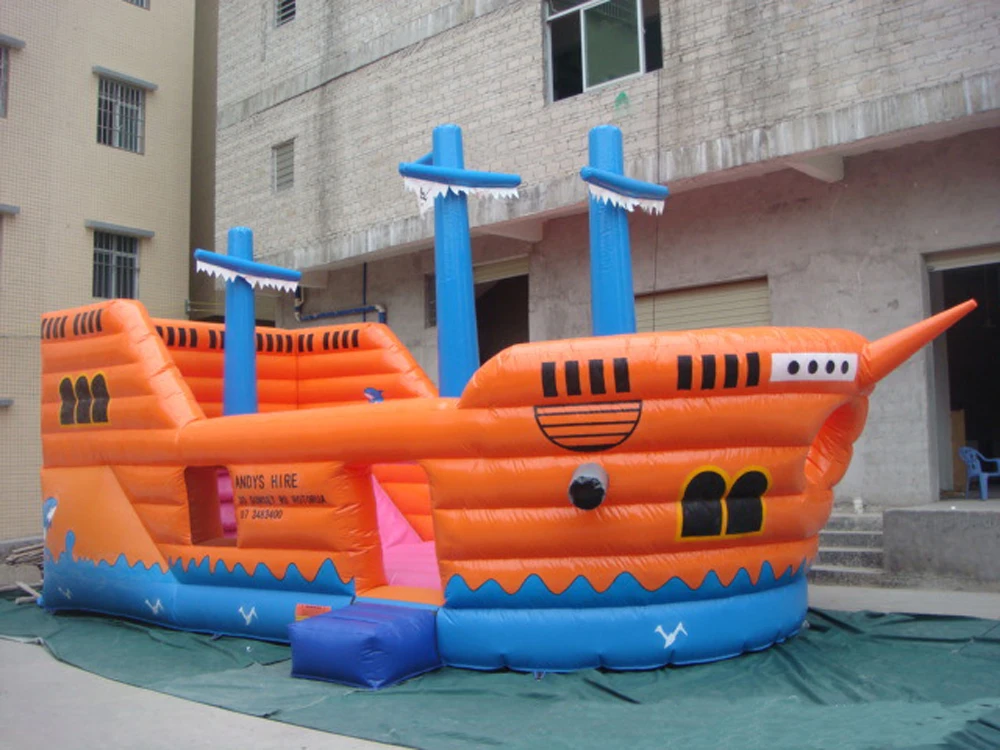 Outdoor inflatable amusement fun city corsair inflatable fun city for kids