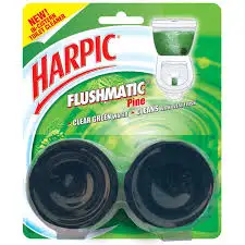 Harpic Flushmatik лаванда и сосна 50 г твердый узор очиститель для унитаза моющее средство бытовая химия