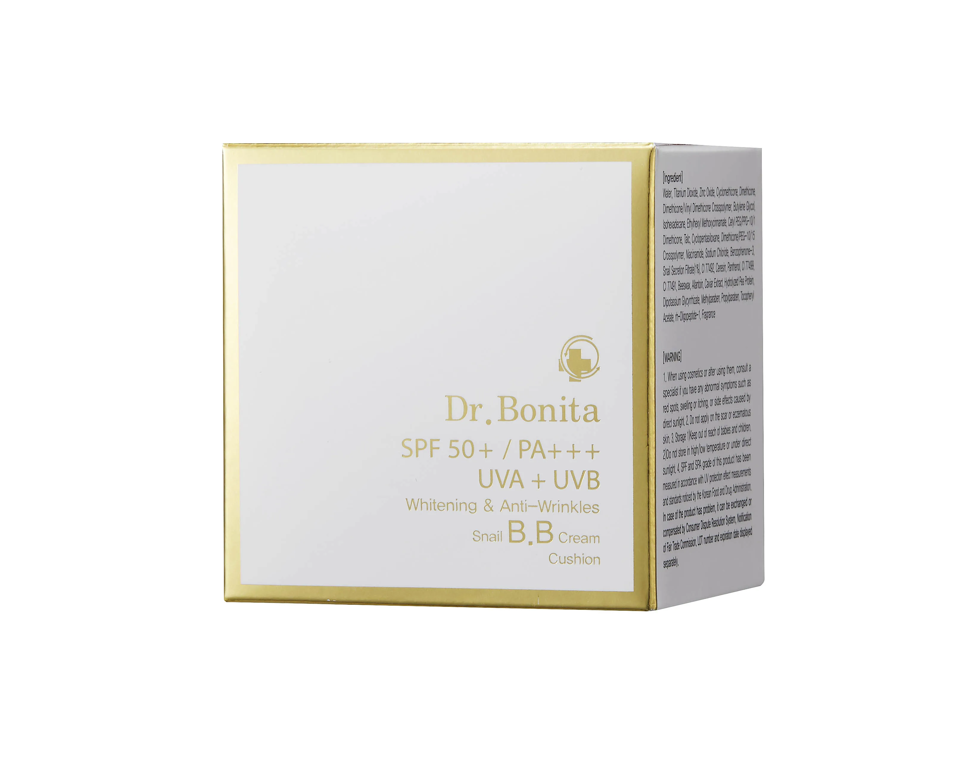 GMP Korea  SPF50+PA+++ whitening  anti-wrinkle  anti-UVA/UVB blemish concealer Dr.Bonita Snail  BB cream cushion 15g+15g refill