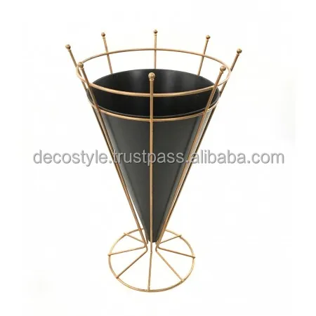 Geo Gold umbrella stand