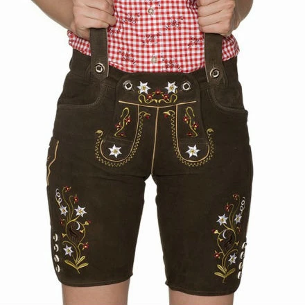 
Suede Leather Short/Kurze Lederhosen, German/Trachten/Bavarian 