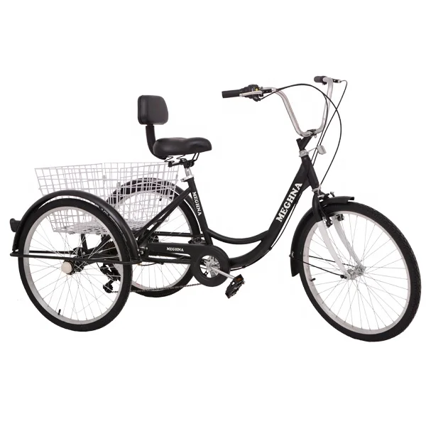
2019 24 inch 7 speed folding adult tricycle / trike / three wheel cargo cheap tricycle bike for sale 