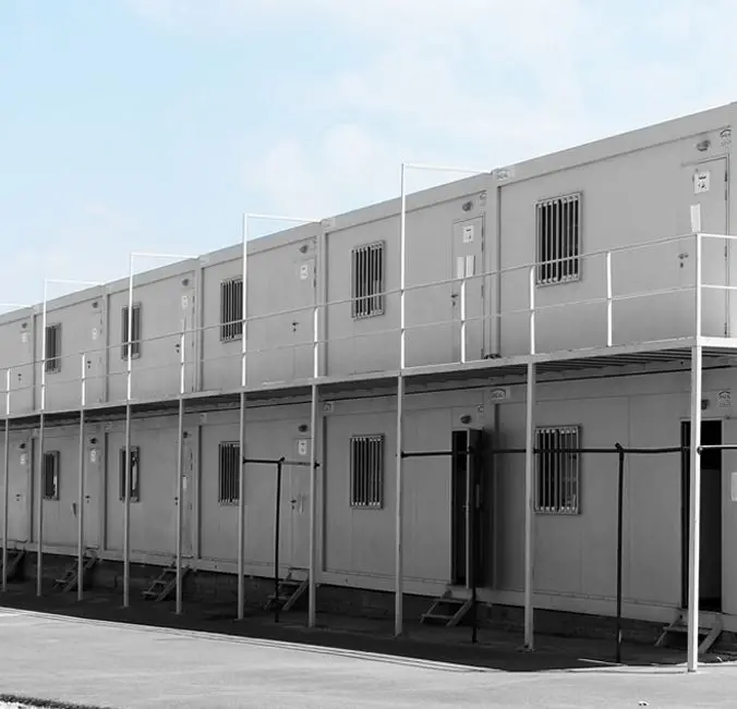 China Easy Assembled Steel Prefabricated Building Prefab Storage Units Ready Made House In India