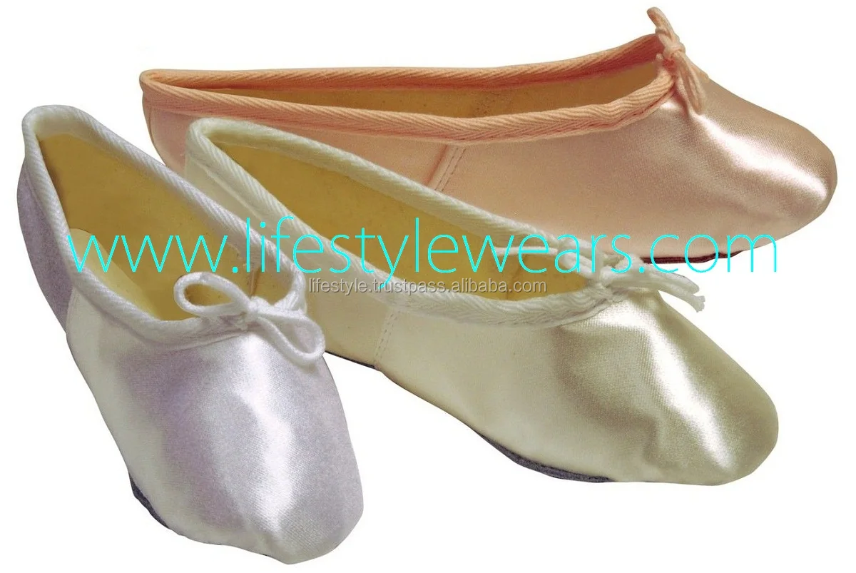 satin ballet shoes  (1)