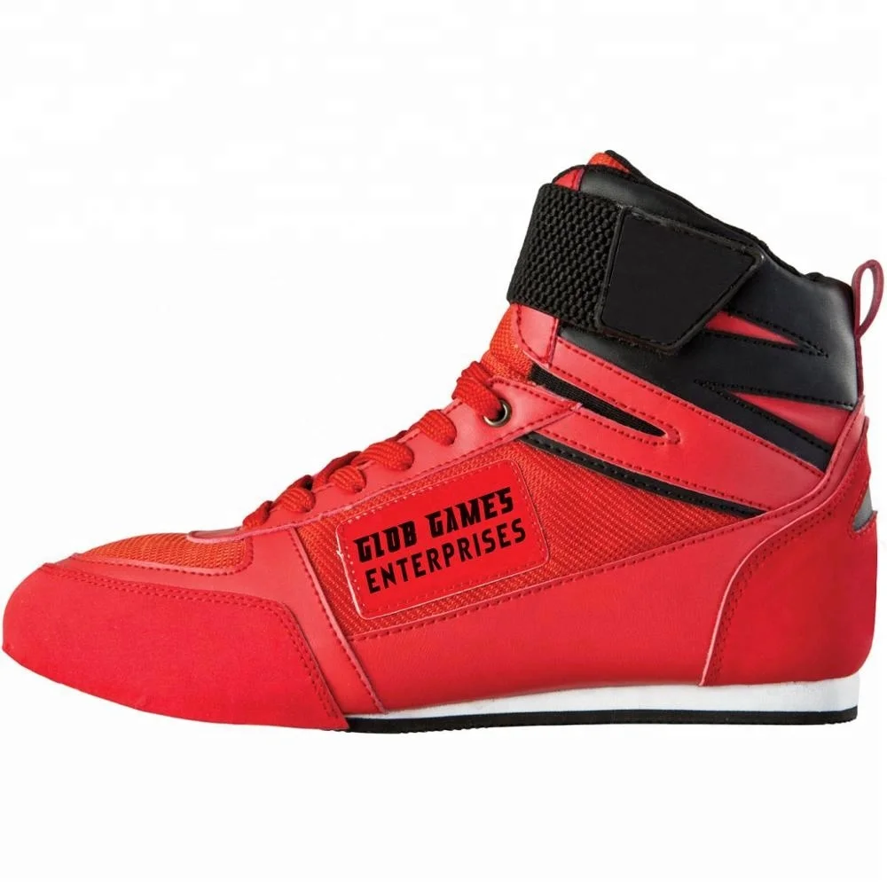 Custom manufacturers boxing shoes with original leather shop online