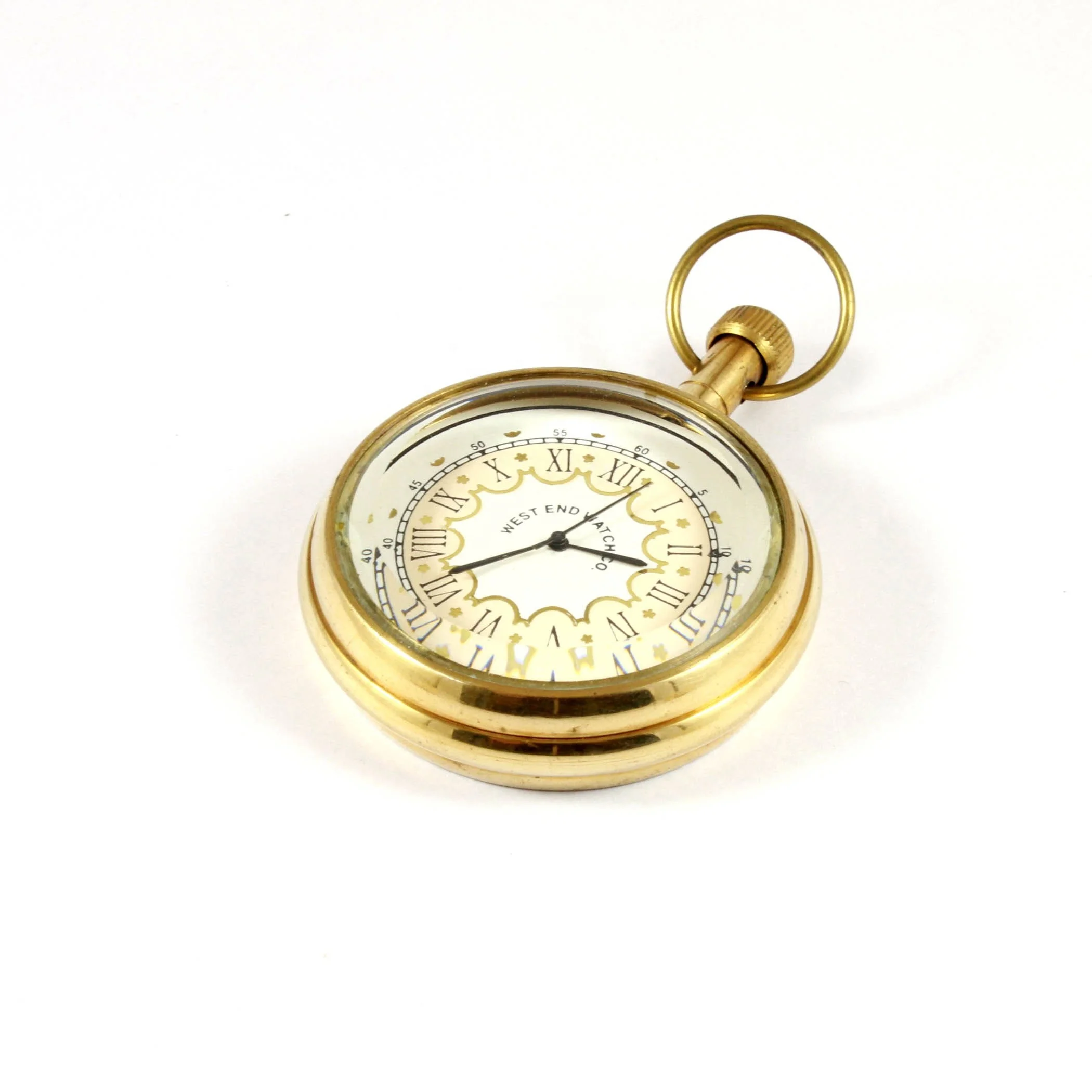 pirate pocket watch antique brass one piece souvenir desktop gifts promotional promotion metal chain