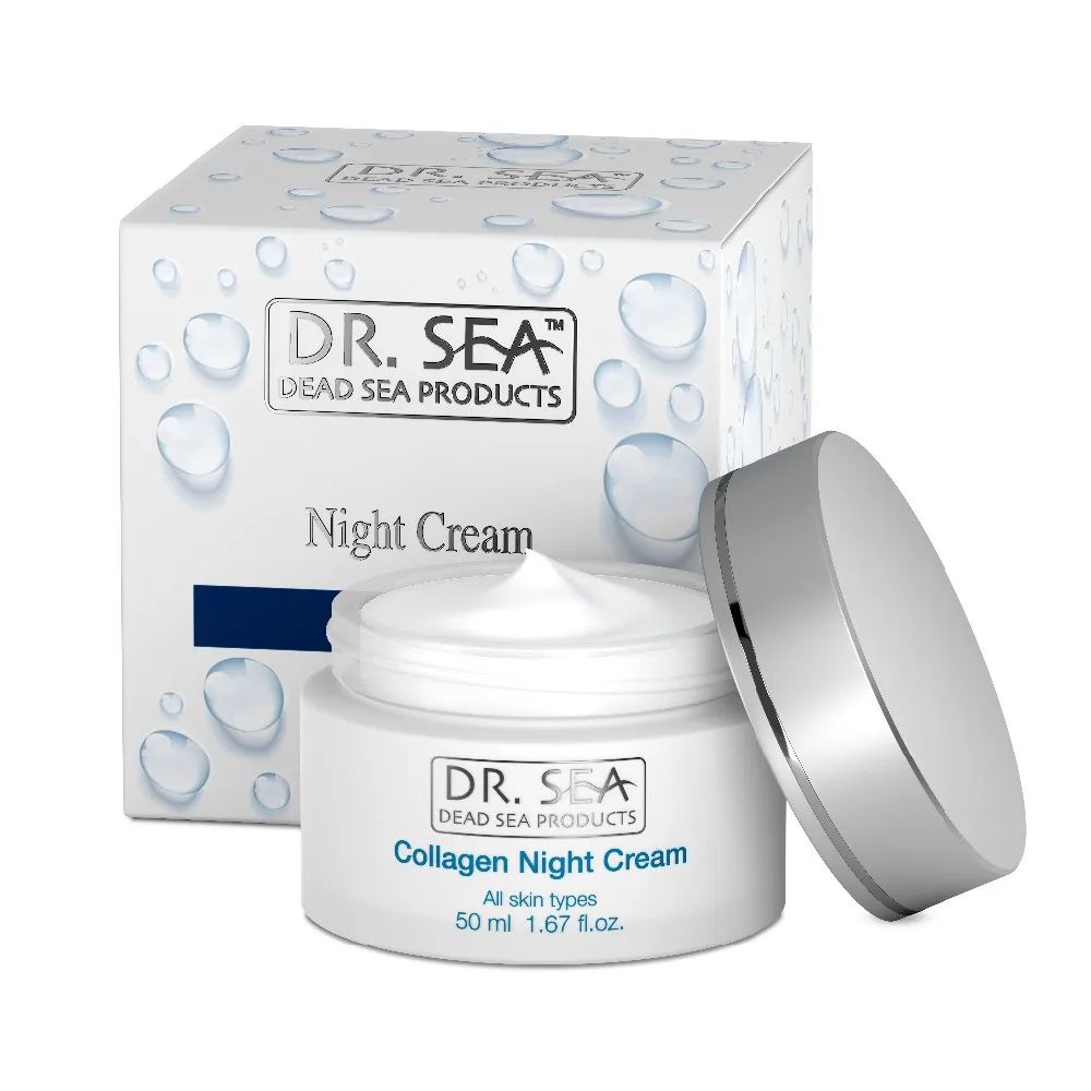 Best Collagen Night Cream For Women By by Dr. Sea Cosmetics   Dead Sea Products   Free samples   Best Seller