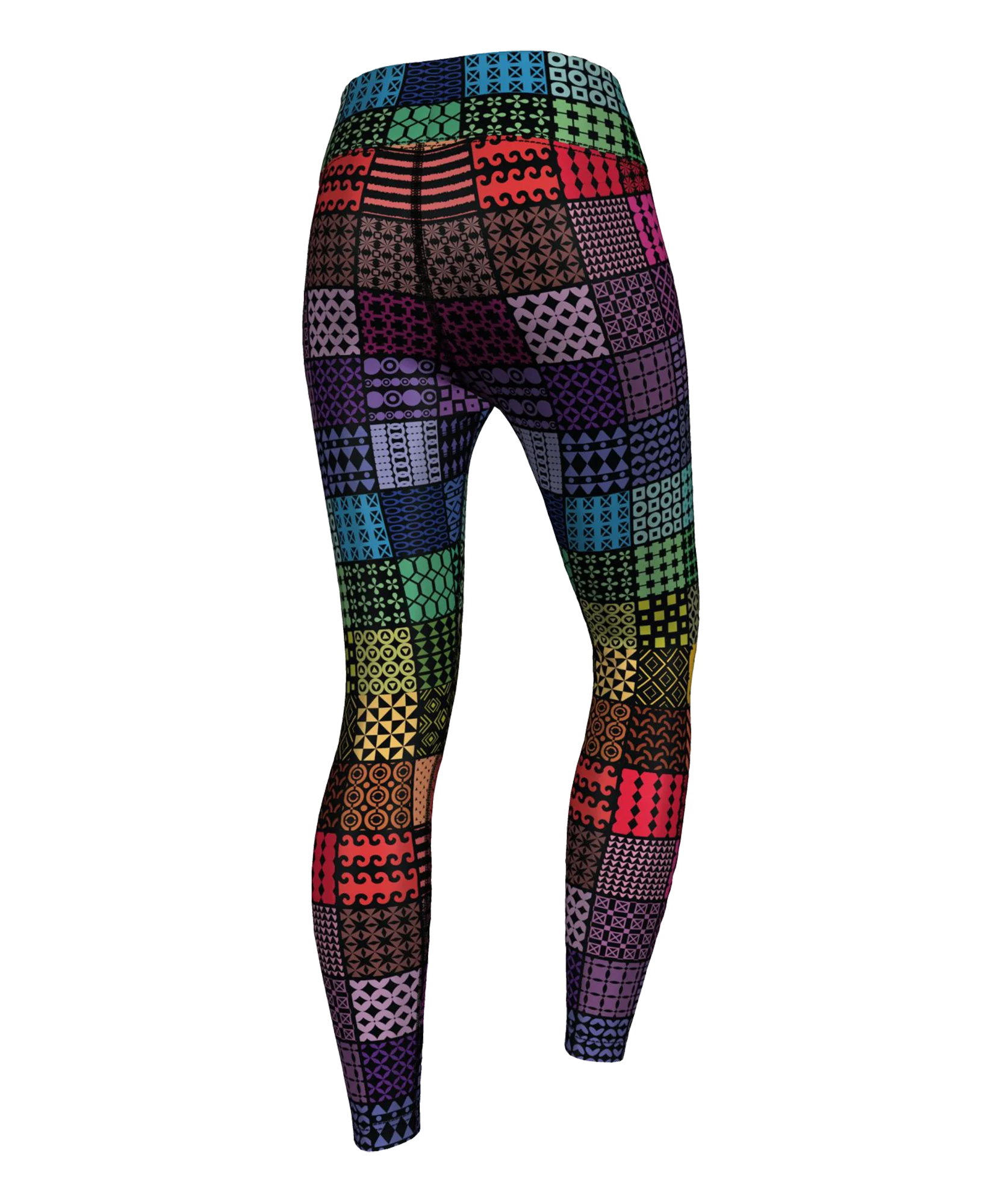 Женские бесшовные леггинсы с принтом