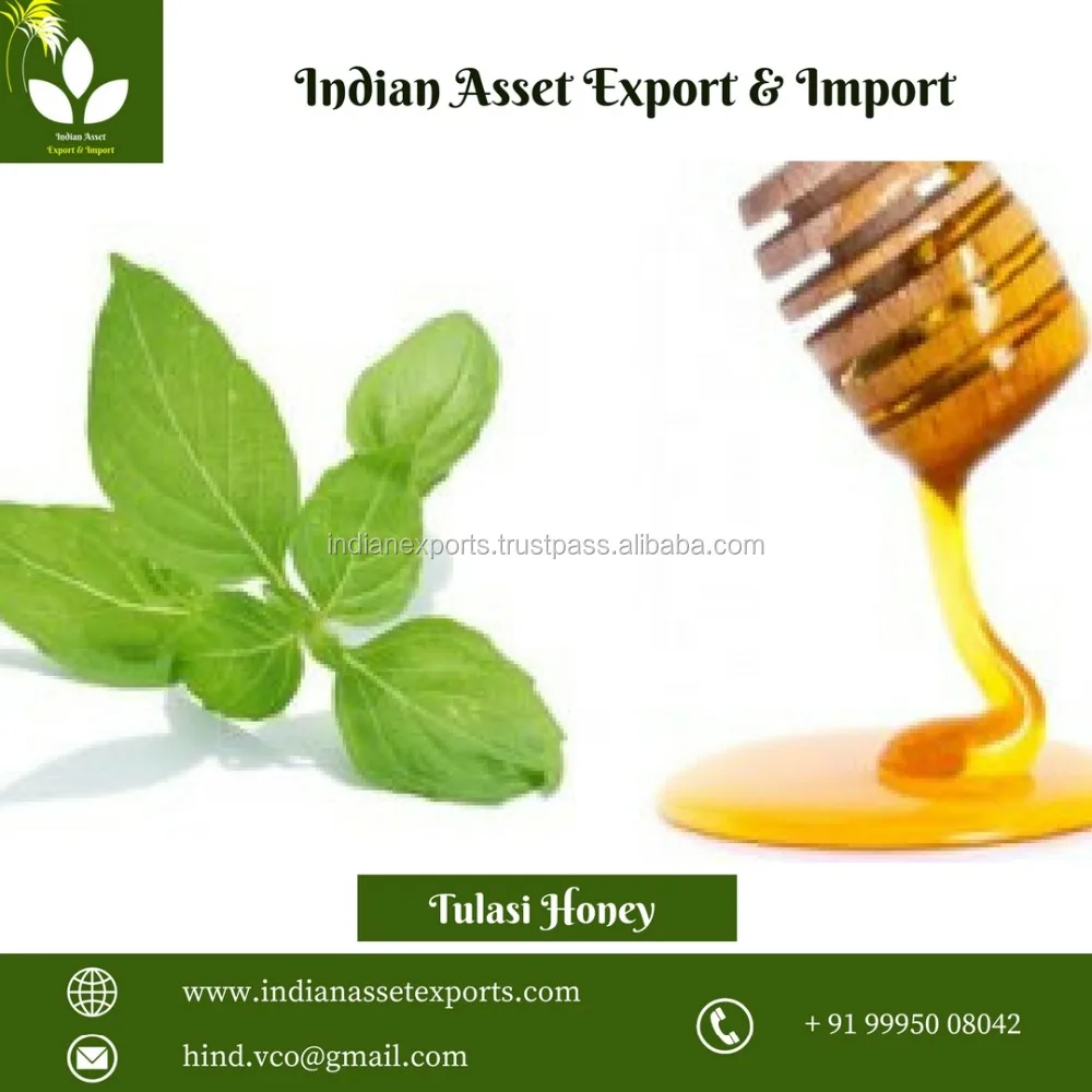 
100% pure Hot sale 75% Reducing Sugar Natural raw bee Tulasi honey 