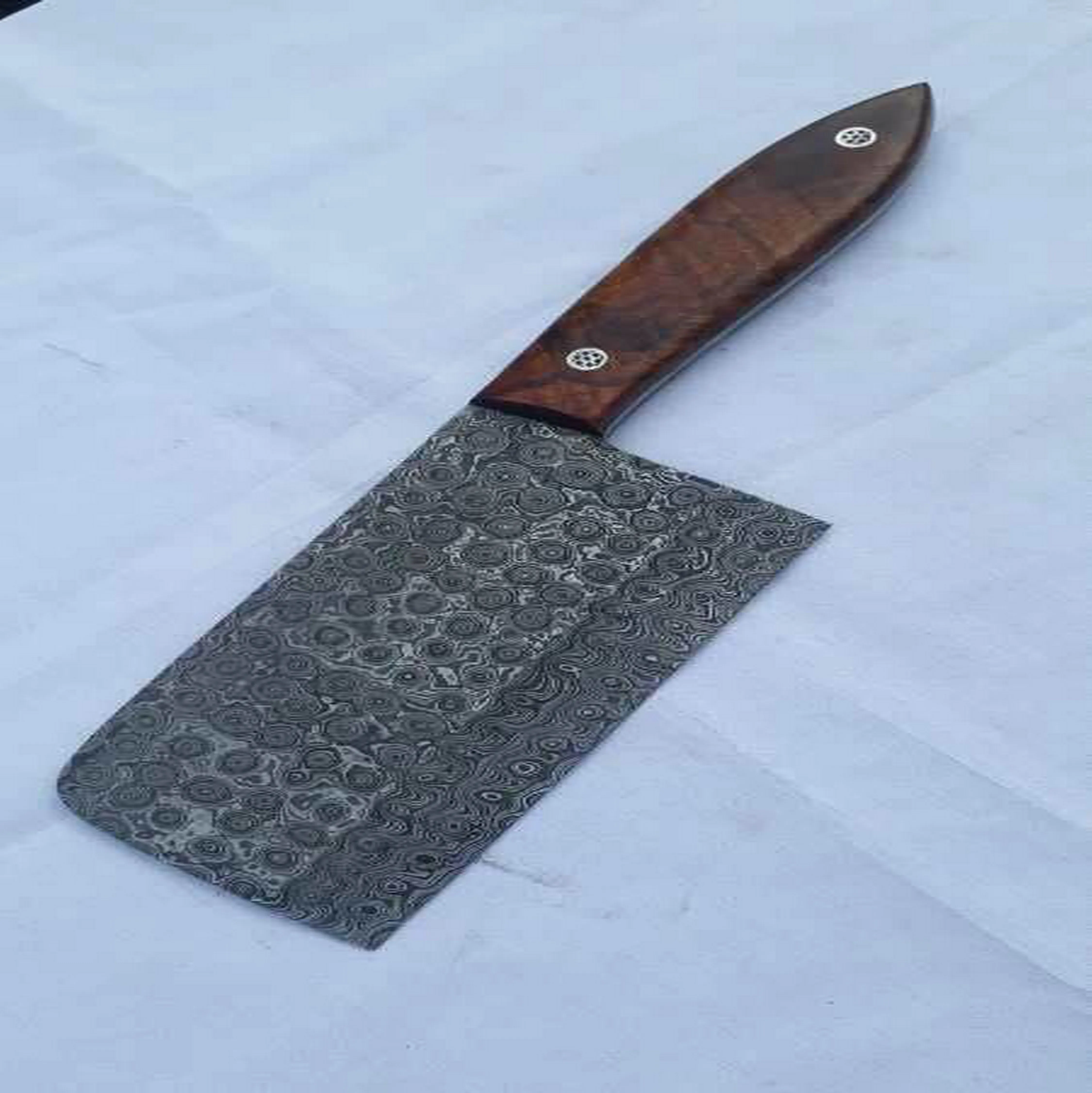Damascus butcher Knife