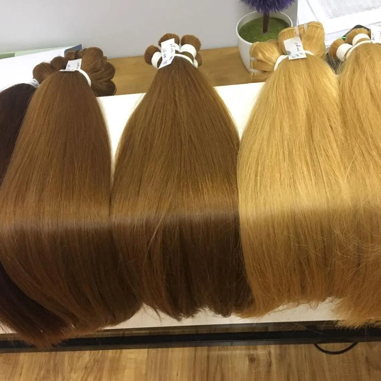 Blonde Color Hair Vietnam Bulk Hair Blond Human Hair Cabelo Humano